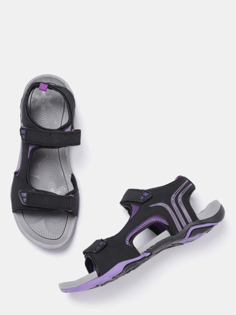 

Roadster Women Black Sports Sandals