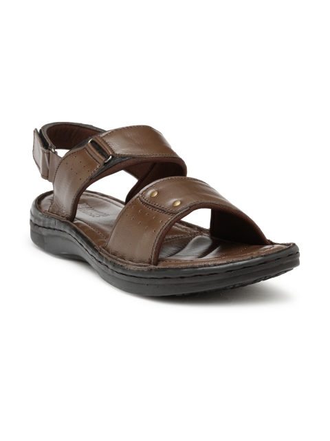 

Teakwood Leathers Men Brown Comfort Sandals