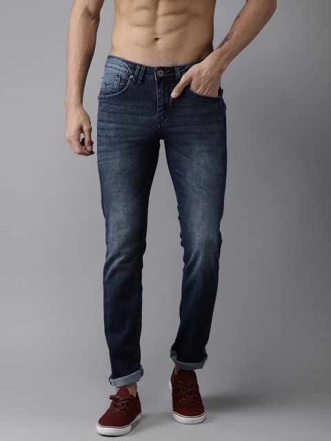 

Flying Machine Men Blue Jackson Skinny Fit Mid-Rise Clean Look Stretchable Jeans