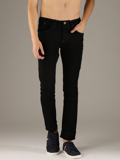 

Flying Machine Men Black Jackson Skinny Fit High-Rise Clean Look Stretchable Jeans