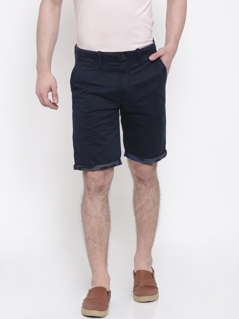 

Timberland Men Navy Blue Solid Regular Fit Chino Shorts