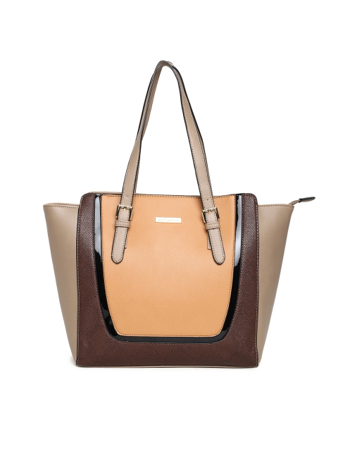 

Addons Grey Striped Handheld Bag