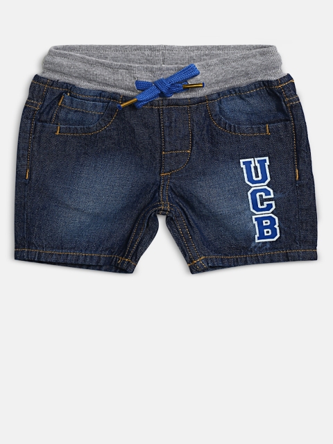 

United Colors of Benetton Boys Blue Washed Denim Shorts