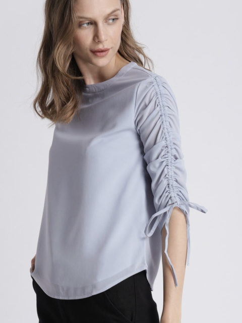 

Chemistry Women Blue Solid Top