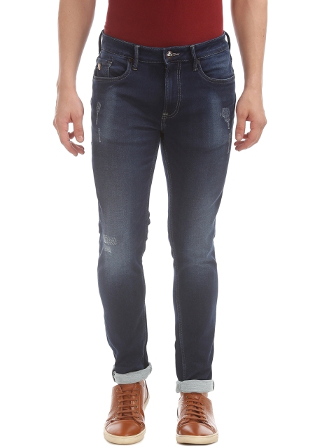 

Ed Hardy Men Blue Skinny Fit Mid-Rise Mildly Distressed Stretchable Jeans
