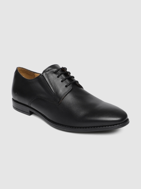 

Arrow Men Black Leather Formal Hayem Derbys