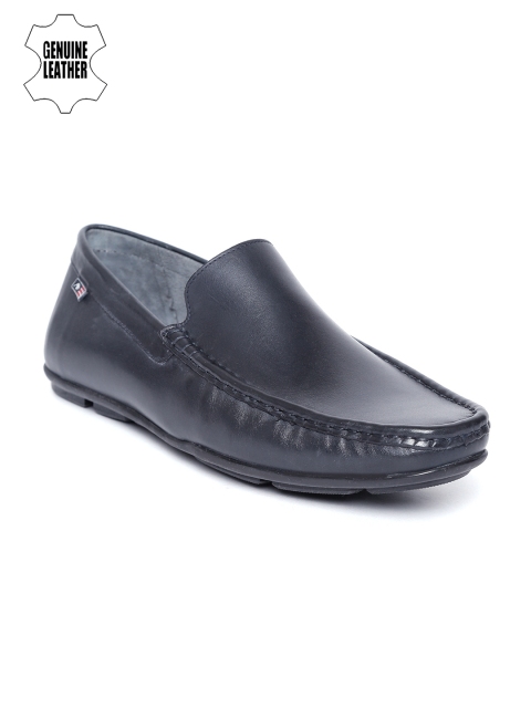 

Arrow Men Navy Blue Leather Loafers
