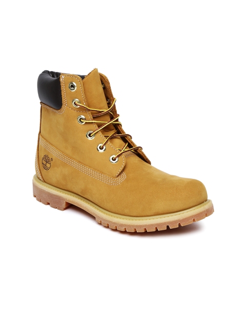 

Timberland Women Brown Leather Flat Boots