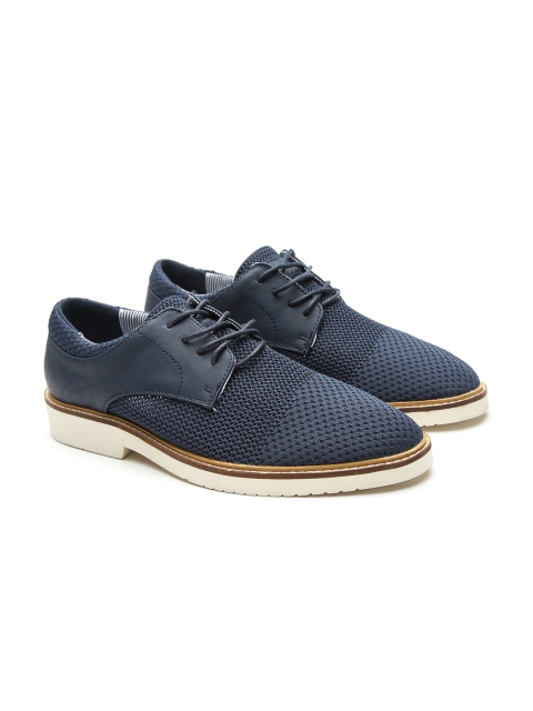 

United Colors of Benetton Men Navy Blue Derbys