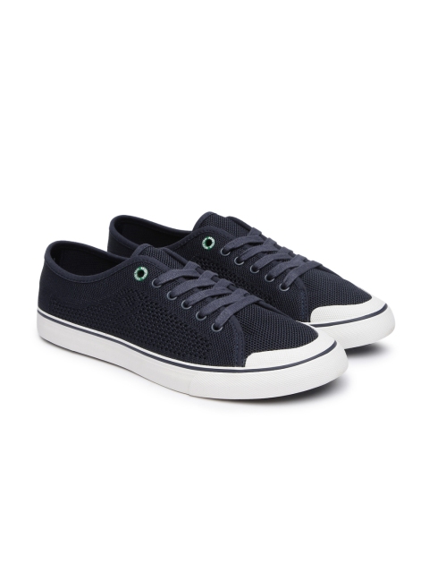 

United Colors of Benetton Men Navy Blue Sneakers