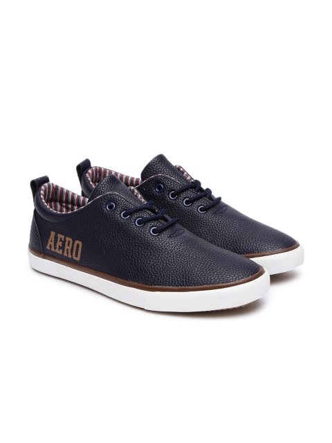 

Aeropostale Men Navy Blue Russell Sneakers