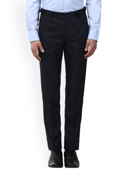 

Park Avenue Men Blue Slim Fit Solid Formal Trousers