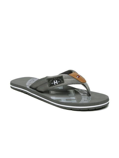 

Tommy Hilfiger Men Grey Printed Thong Flip-Flops