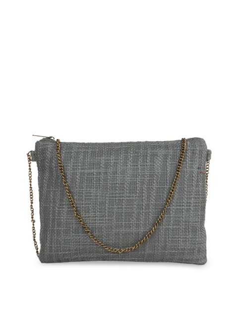 

Diwaah Grey Self Design Sling Bag