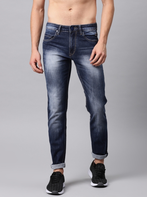 

HRX by Hrithik Roshan Men Blue Skinny Fit Mid-Rise Clean Look Stretchable Jeans