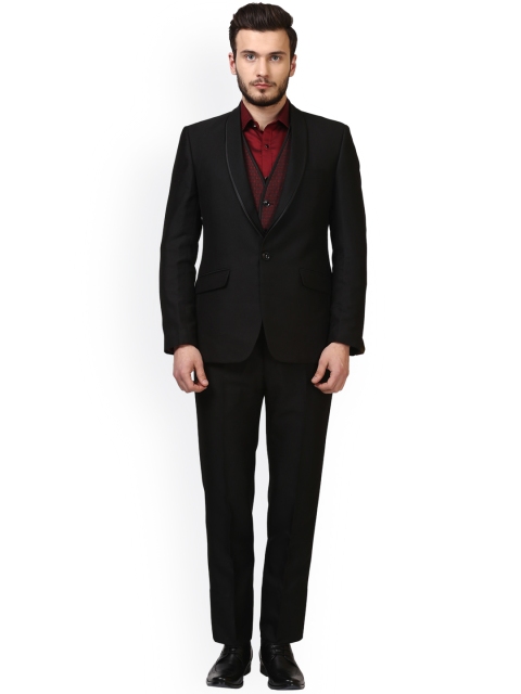 

Raymond Black Single-Breasted Formal Suit