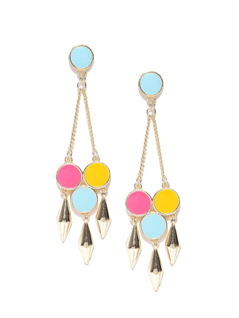 

Crunchy Fashion Multicoloured Contemporary Drop Earrings, Multi