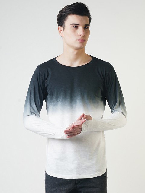 

Blue Saint Men Black Round Neck T-shirt
