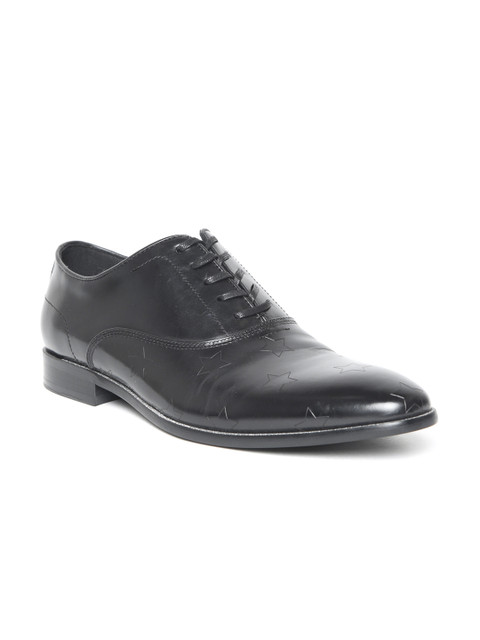 

ALDO Men Black Leather Formal Oxfords