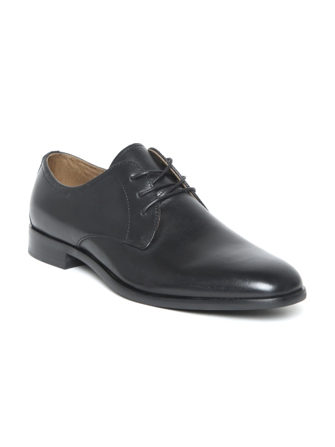 

ALDO Men Black Leather Formal Derbys