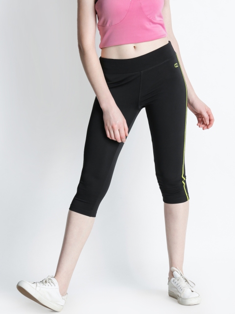 

Ajile by Pantaloons Black 3/4th Tights