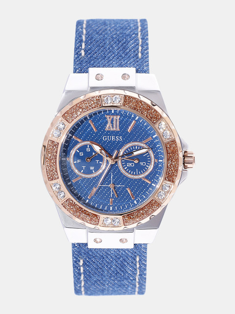 

GUESS Women Blue Analogue Watch W0775L10