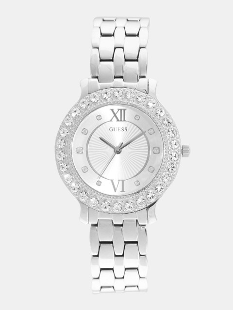 

GUESS Women Silver-Toned Analogue Watch W1062L1