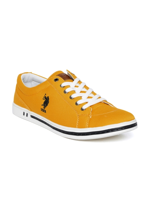 

U.S. Polo Assn. Men Mustard Yellow Marsh Sneakers