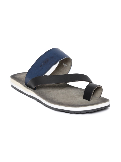 

U.S. Polo Assn. Men Black & Navy Blue Comfort Sandals