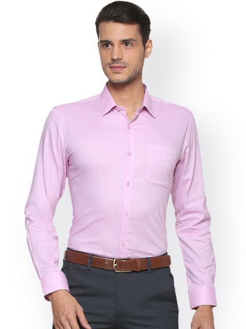 

Peter England Men Pink Regular Fit Solid Formal Shirt