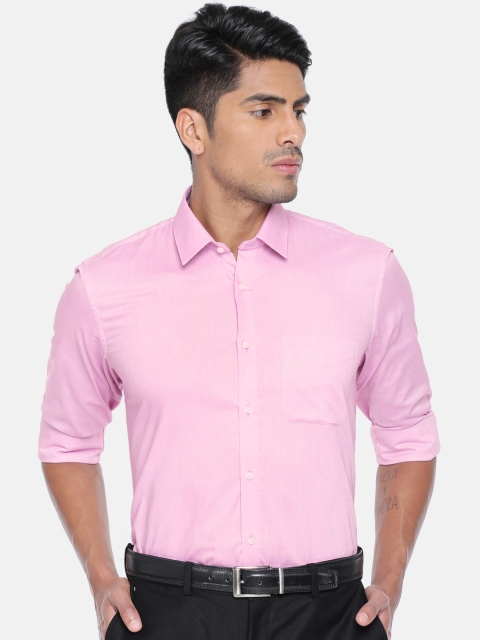 

Peter England Men Pink Nuvo Regular Fit Solid Formal Shirt