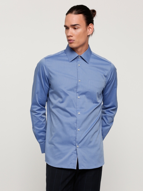 

Splash Men Blue Solid Formal Shirt