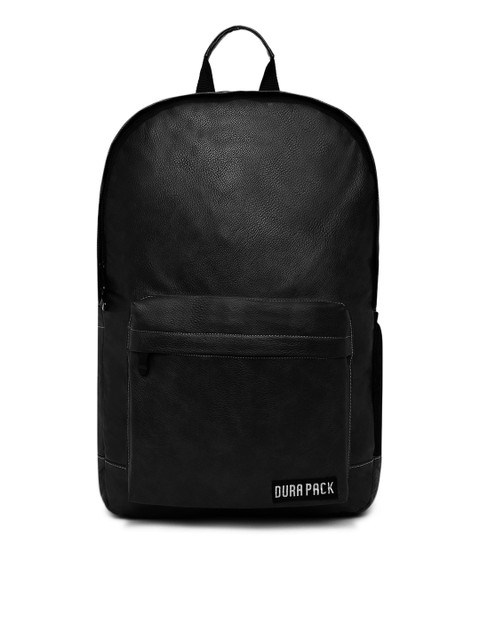 

Durapack Unisex Black Textured 15-Inch Laptop Backpack