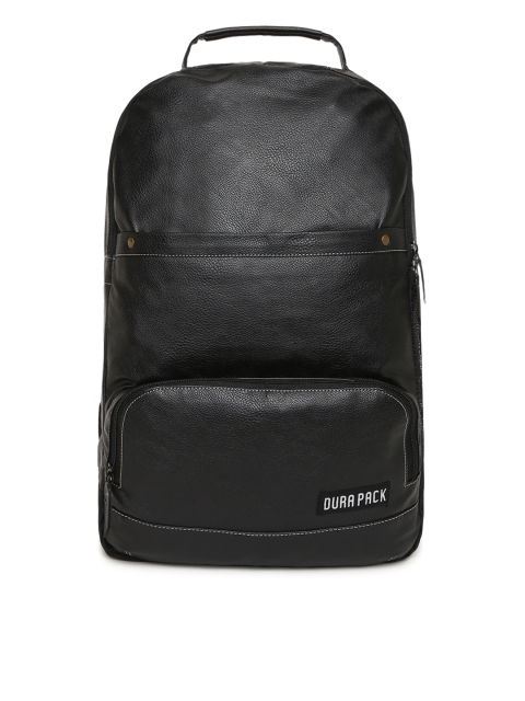 

Durapack Unisex Black Textured Laptop Backpack