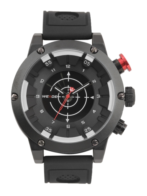 

WEIDE Men Black Analogue and Digital Watch