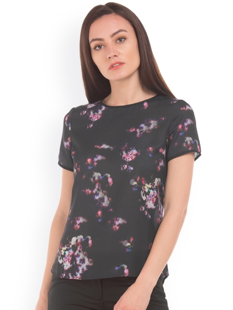 

Arrow Woman Women Navy Blue Printed Top