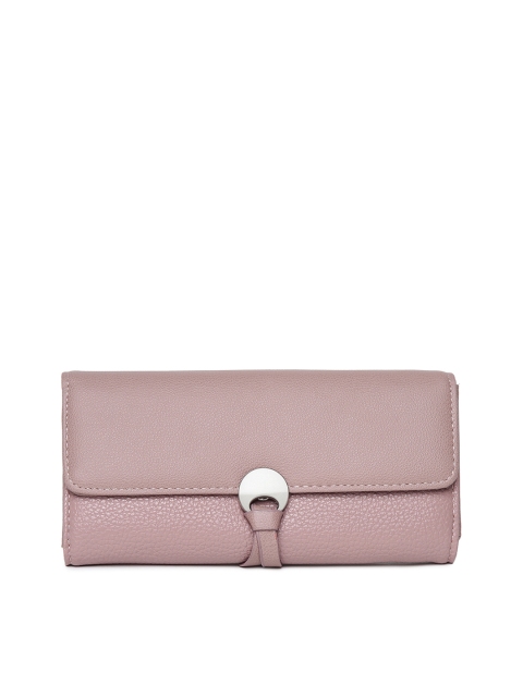 

Alvaro Castagnino Women Pink Solid Three Fold Wallet