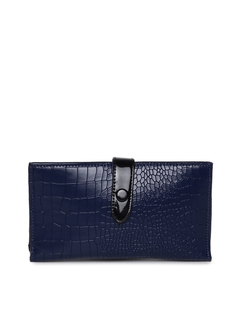

Alvaro Castagnino Women Blue Textured Two Fold Wallet