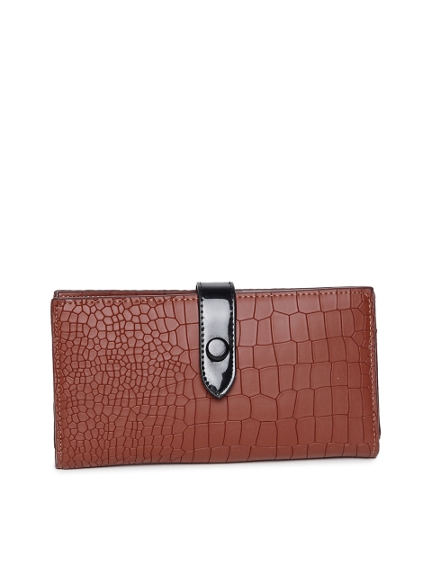 

Alvaro Castagnino Women Brown Textured Two Fold Wallet