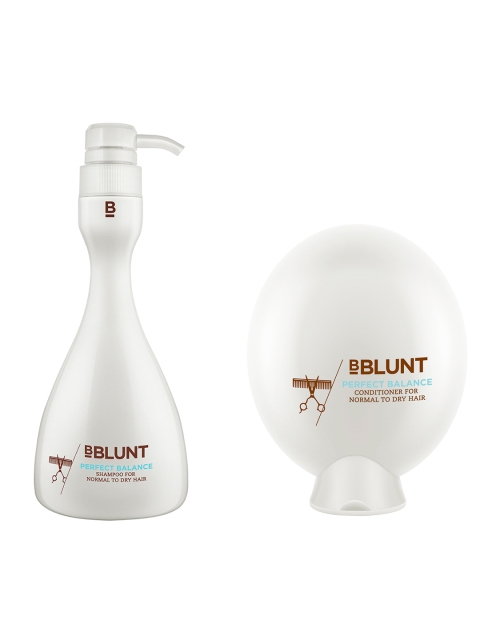 

BBLUNT Unisex Perfect Balance Shampoo & Conditioner Set, White