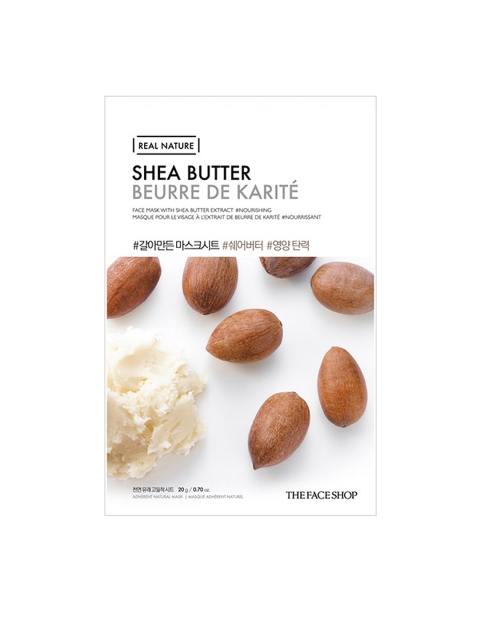 

The Face Shop Real Nature Shea Butter Face Mask, Beige