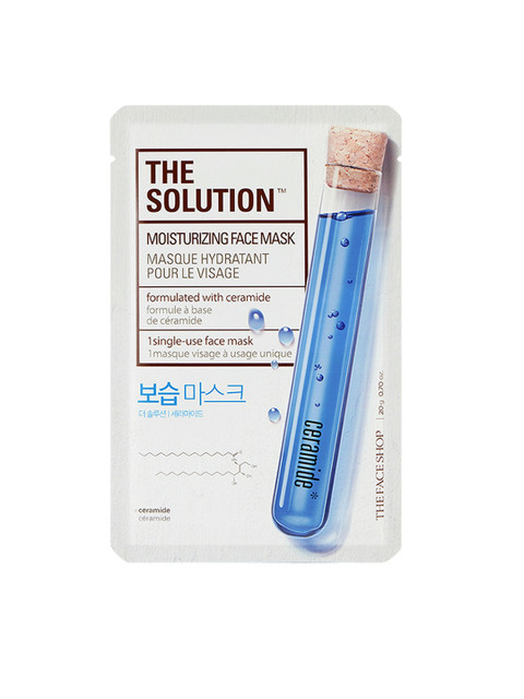 

The Face Shop Ceramide The Solution Moisturizing Face Mask, Blue