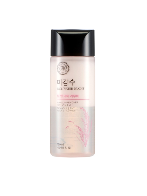 

The Face Shop Rice Water Bright Lip & Eye Makeup Remover 120 ml, Beige