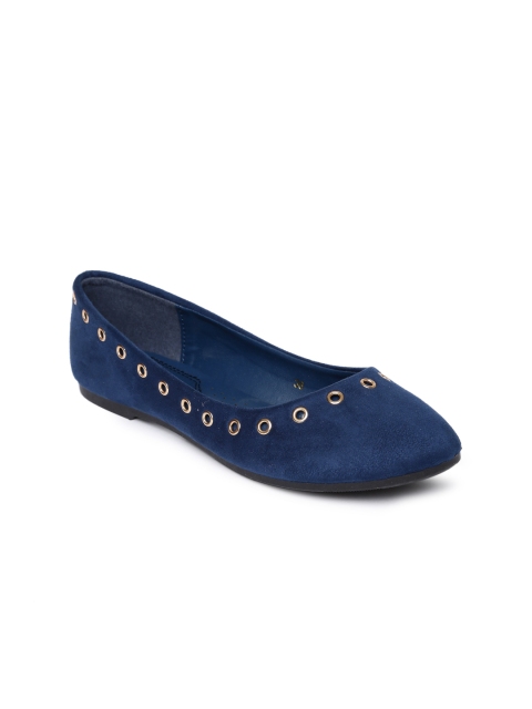 

CERIZ Women Navy Blue Ballerinas