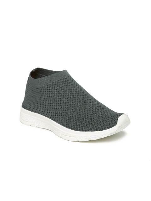 

CERIZ Women Grey Slip-On Sneakers