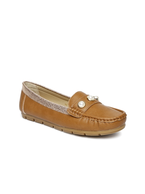 

CERIZ Women Brown Loafers