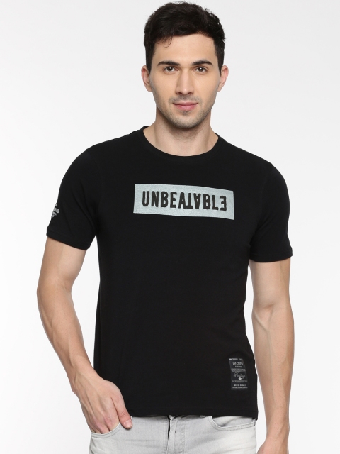 

Lee Cooper Men Black Printed Round Neck T-shirt