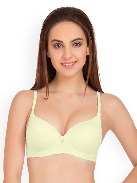 

Tweens Off-White & Off-White Solid Non-Wired Heavily Padded Balconette Bra TW_1520OFFW