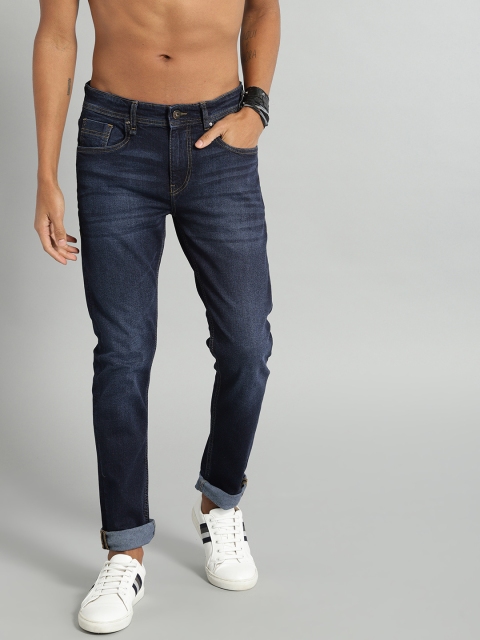 

Roadster GreenTurn Men Blue Skinny Mid-Rise Organic Cotton Stretchable Sustainable Jeans
