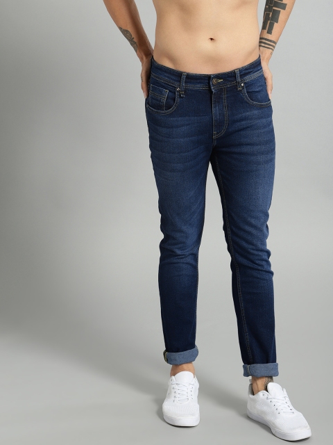 

Roadster GreenTurn Men Blue Skinny Mid-Rise Organic Cotton Stretchable Sustainable Jeans